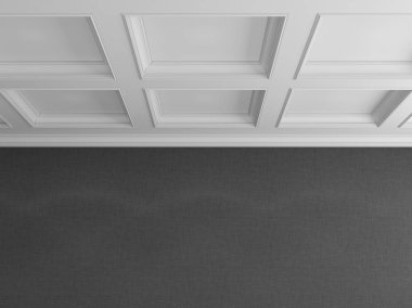 Tavan silmelerle ile klasik bir tarzda