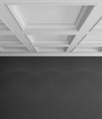 Tavan silmelerle ile klasik bir tarzda