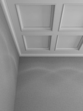 Tavan silmelerle ile klasik bir tarzda