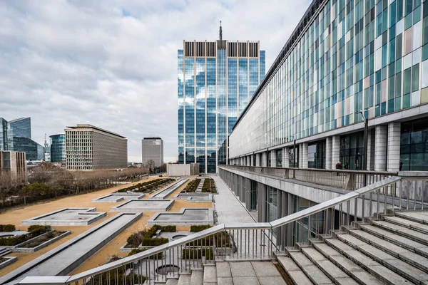 Bruxelles Belgique Janvier 2019 Tour Des Finances Bruxelles — Photo