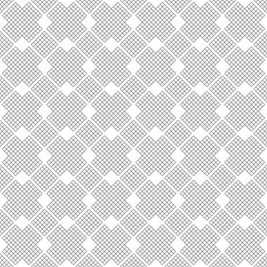 Vektör seamless modeli. Dokulu arka plan. Modern şık geometrik doku çizgili haçlar ve edikula ince çapraz çizgiler ile.