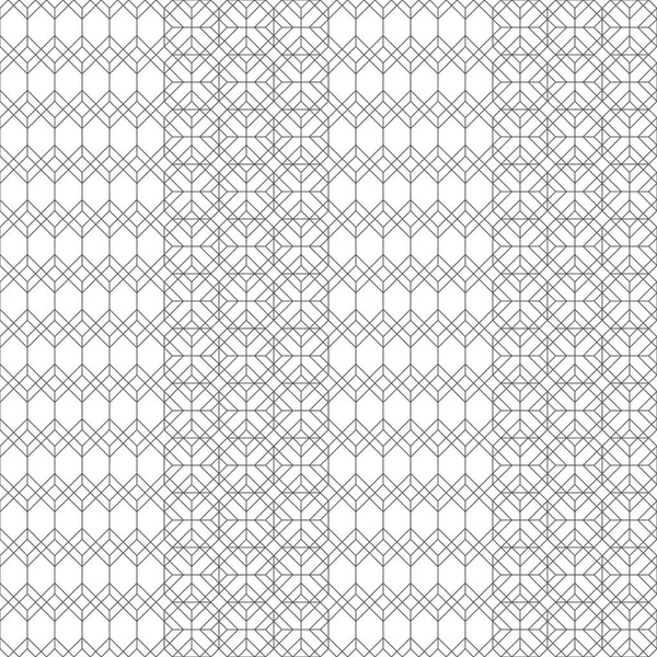 矢量无缝模式 抽象线性纹理背景 现代时尚的质感 定期重复几何交替装饰与六边形 — 图库矢量图片