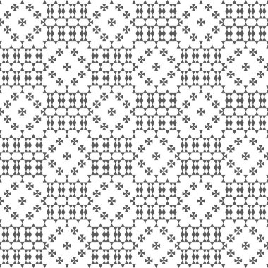 Kusursuz desen. Soyut küçük desenli arka plan. Klasik geometrik dokular. Düzenli olarak küçük üçgenleri, eşkenar dörtgenleri, çaprazları tekrarlıyorlar. Grafiksel tasarımın vektör ögesi
