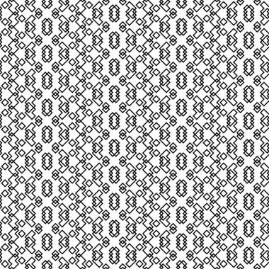 Vektör seamless modeli. Modern trendy doku düzensizce tekrarlayan küçük edikula, süslü geometrik şekiller, parçacıkları ile. Rasgele kaotik Mozaik. Memphis tarzı