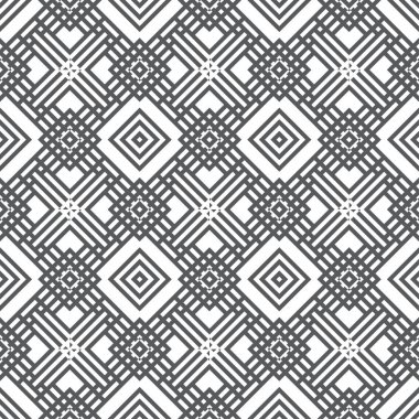 Kusursuz desen. Modern stil dokusu. Düzenli olarak eşkenar dörtgenlerle, elmaslarla, üçgenlerle geometrik fayansları tekrarlıyorlar. Grafiksel tasarımın vektör ögesi
