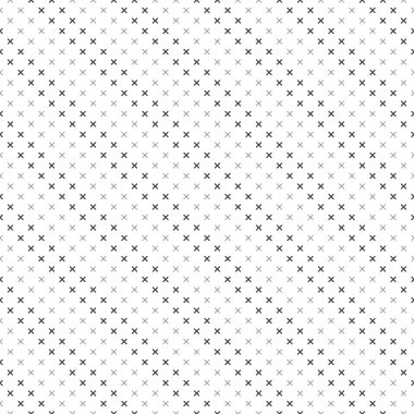 Seamless modeli. Dijital kağıt ambalaj soyut. Modern şık doku. Düzenli olarak yinelenen geometrik çapraz şekillerle küçük haçlar. Vektör grafik tasarım unsuru