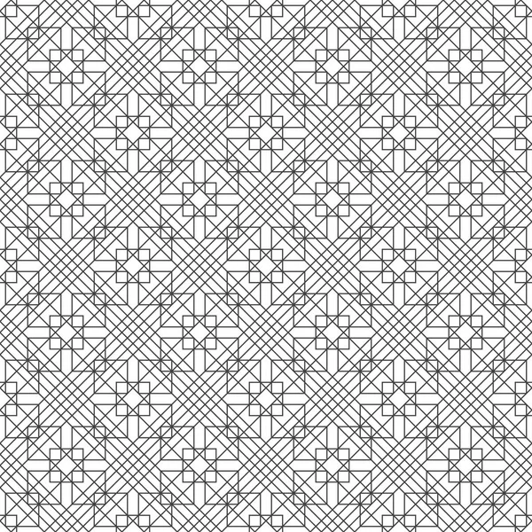 Nahtloses Muster Moderne Stilvolle Textur Mit Sich Überschneidenden Dünnen Linien — Stockvektor