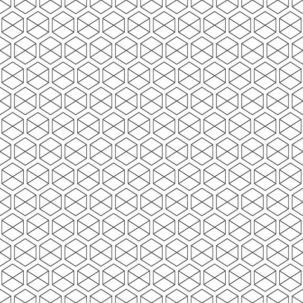 Vzor Bezešvé Moderní Jednoduché Geometrické Struktury Pravidelně Opakované Šestiúhelníky Obrovské — Stockový vektor