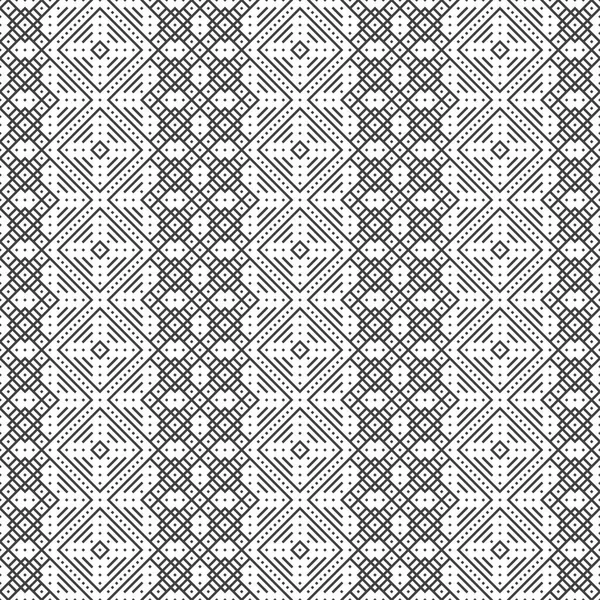Seamless Pattern Modern Stylish Texture Regularly Repeating Geometrical Ornament Rhombuses — Stock Vector