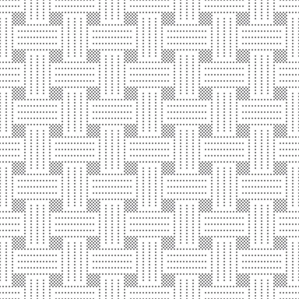 シームレスなパターン 抽象的な小さな点線のテクスチャの背景 モダンなスタイリッシュな質感 ドット 正方形で幾何学的なタイルを繰り返します グラフィックデザインのベクトル要素 — ストックベクタ