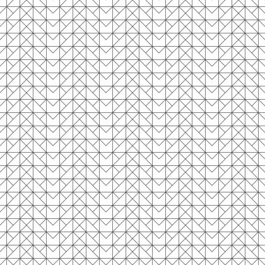 Seamless modeli. Doğrusal dokulu arka plan. Modern şık geometrik doku. Köşeler, edikula, üçgenler ile düzenli olarak yinelenen zikzak doğrusal şekiller. Vektör grafik tasarım unsuru