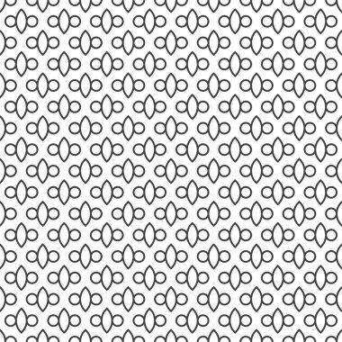Seamless modeli. Basit klasik geometrik doku. Düzenli olarak tekrarlayan oval, daire, nokta. Kağıt ambalaj. Vektör grafik tasarım unsuru