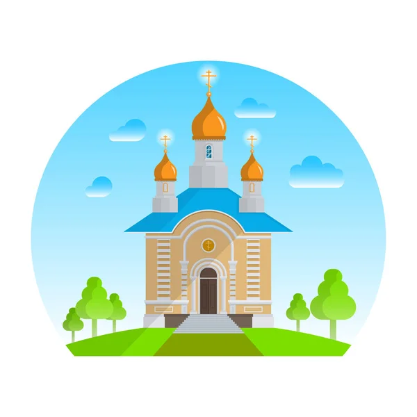 Iglesia cristiana — Vector de stock