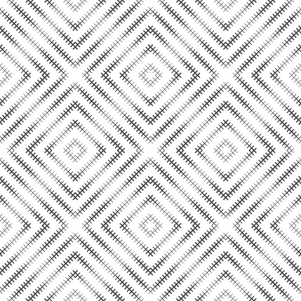 シームレスなパターン モダンなスタイリッシュな幾何学的テクスチャ 定期的に細い破線を繰り返します菱形のタイルの形で 抽象的なテクスチャ背景 グラフィックデザインのベクトル要素 — ストックベクタ