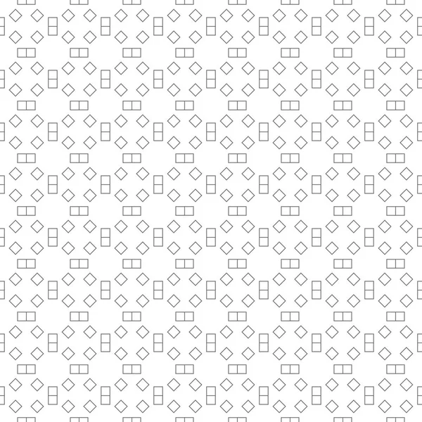 Vector Seamless Pattern Infinitely Repeating Simple Elegant Texture Consisting Outline — Stock Vector