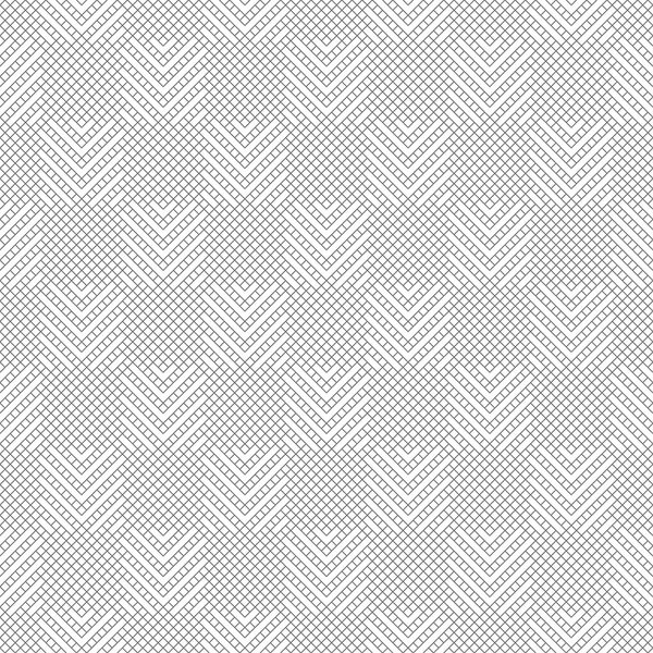 Векторный бесшовный шаблон. Абстрактный текстурированный фон. Современная стильная монохромная текстура. Постоянно повторяющаяся линейная сетка с ромбами, бриллиантами, углами. Худышка. линия.