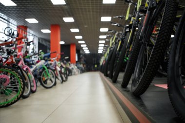 Bisiklet Dükkanı, satırları yeni motosiklet, spor döngüsü