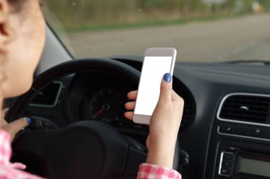 Araba ön cam tutucu boş ekranlı cep telefonu