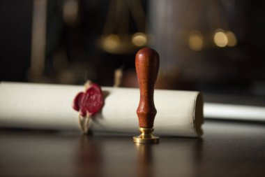 Metal balmumu noter stamper