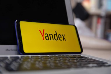 Tula, Rusya - 28 Kasım 2018: görüntülenen Yandex Web sitesi yandexru