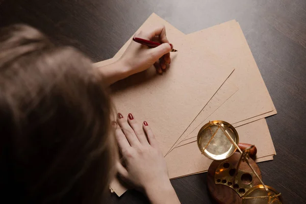 Notarys openbare pen en stempel op testament en laatste zal. Notaris — Stockfoto