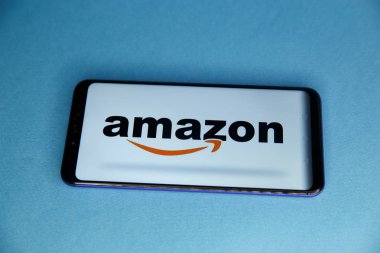 Tula, Rusya Federasyonu - 29 Ocak 2019: Amazon apps gösterilen. Amazon.com, Inc bir Amerikan uluslararası elektronik ticaret firmasıdır. Dünyanın en büyük online perakendeci olduğunu.