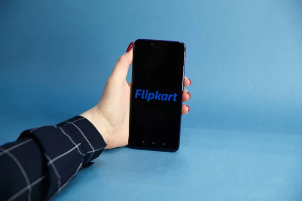 Tula, Rusia - JANUARY 29, 2019: Logo Flipkart ditampilkan pada modern — Stok Foto