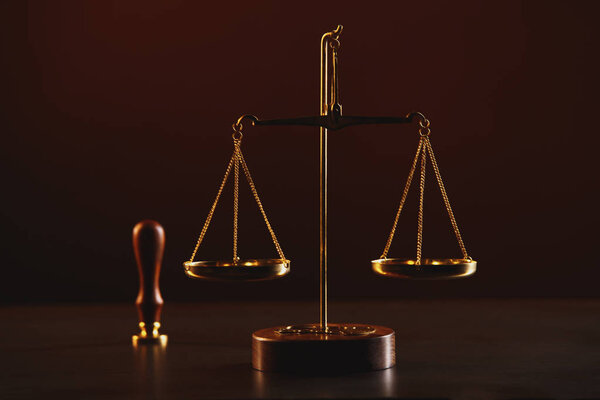 Notarys public pen and stamp on testament and last will. Notary public