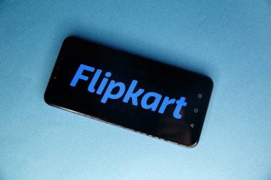 Tula, Rusya - 29 Ocak 2019: modern üzerinde görüntülenen Flipkart logosu