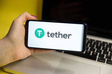 Tula, Rusya - 29 Ocak 2019: Urgan cryptocurrency logo