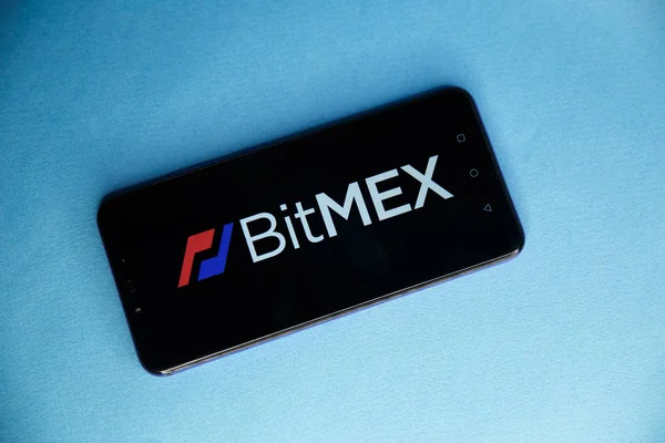 Tula, Rússia - JANEIRO 29, 2019: Logotipo BitMEX exibido — Fotografia de Stock