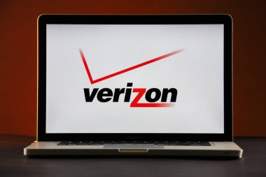 Tula, Rusya - 21 Şubat 2019: bir dizüstü bilgisayarda görüntülenen logosu