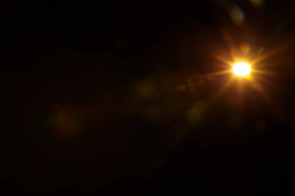 Abstrato Luz solar natural sobre o preto — Fotografia de Stock