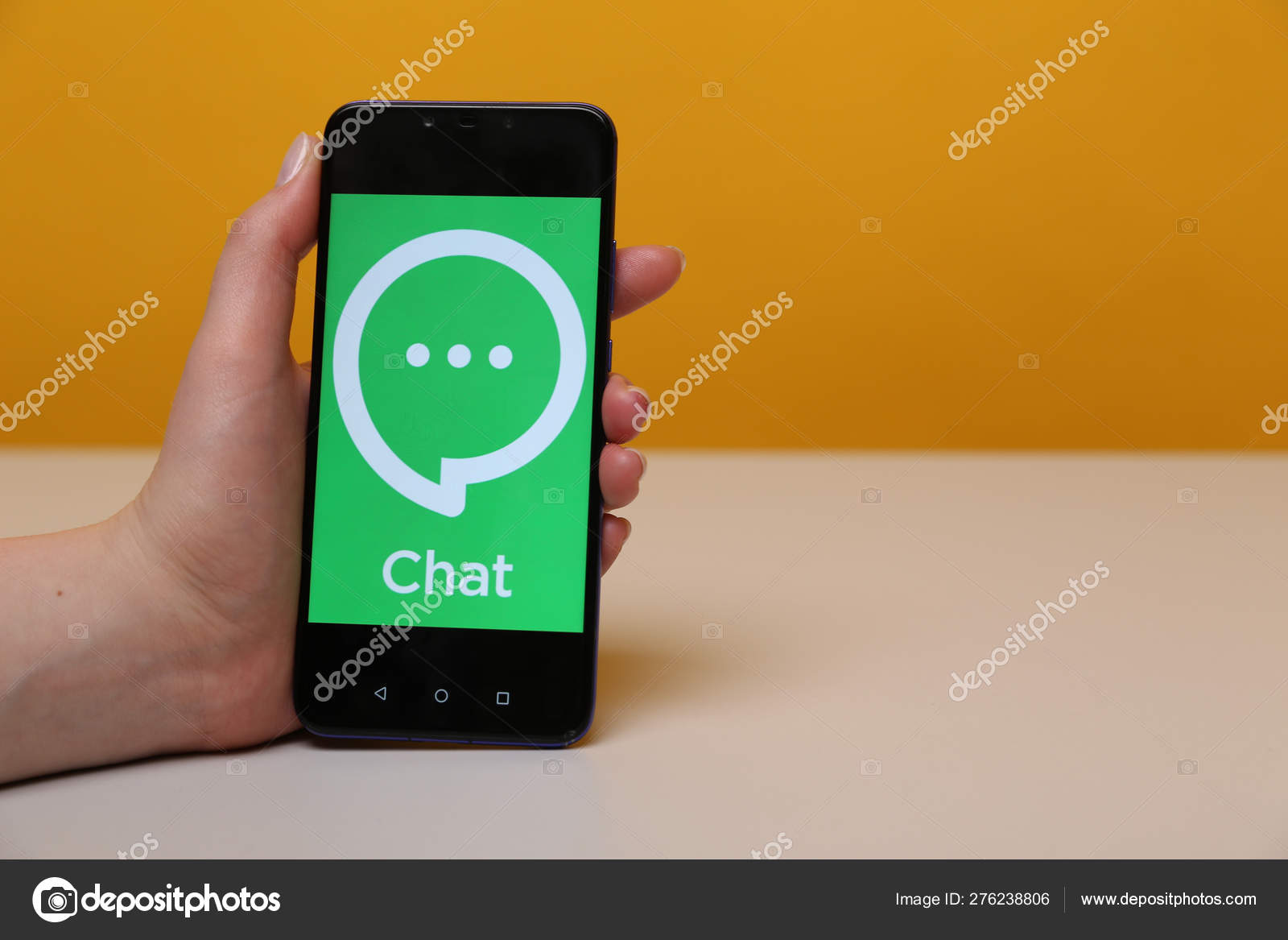 Tula Russia May 12 19 Synology Chat On Phone Display Stock Editorial Photo C Burdun