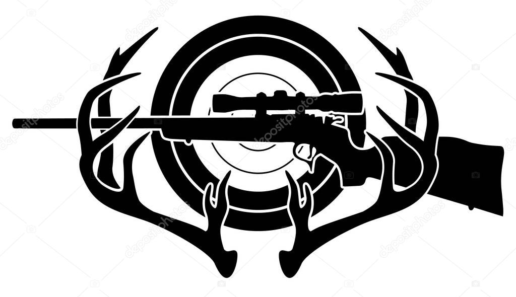 Hunting and Shooting Sports Vector Illustration