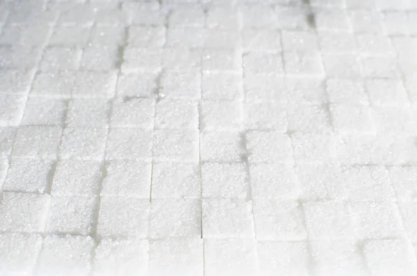 Bakgrund Raffinerat Socker Kuber Söta Ingrediens Mat — Stockfoto