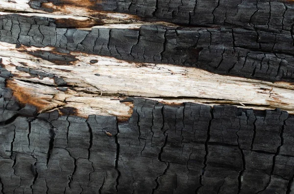 Background Black Charred Timber Coal Fire Abstract Cracks Charcoal — ストック写真