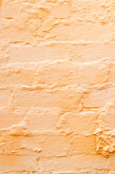 Fundo da parede de tijolo pintado orange.Modern design . — Fotografia de Stock