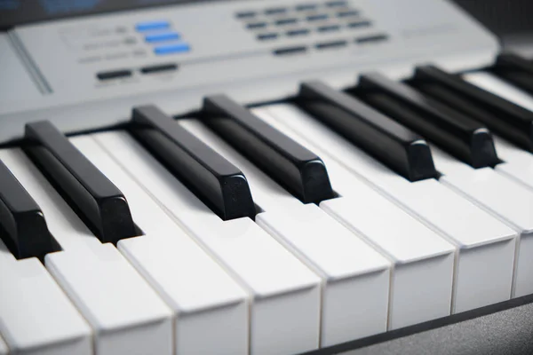 Keys Control Panel Music Synthesizer — Stock Photo, Image