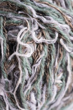 Yünlü iplik topunu arkaplan dokusu olarak kapat