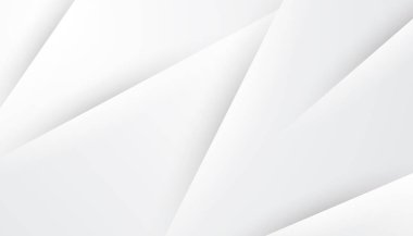 Zarif bir görünüm için basit soyut beyaz pankart