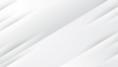 Zarif bir görünüm için basit soyut beyaz pankart