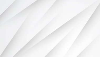 Zarif bir görünüm için basit soyut beyaz pankart