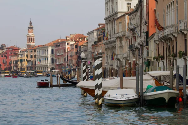 Венецианская Архитектура Гондолы Пирсе — стоковое фото