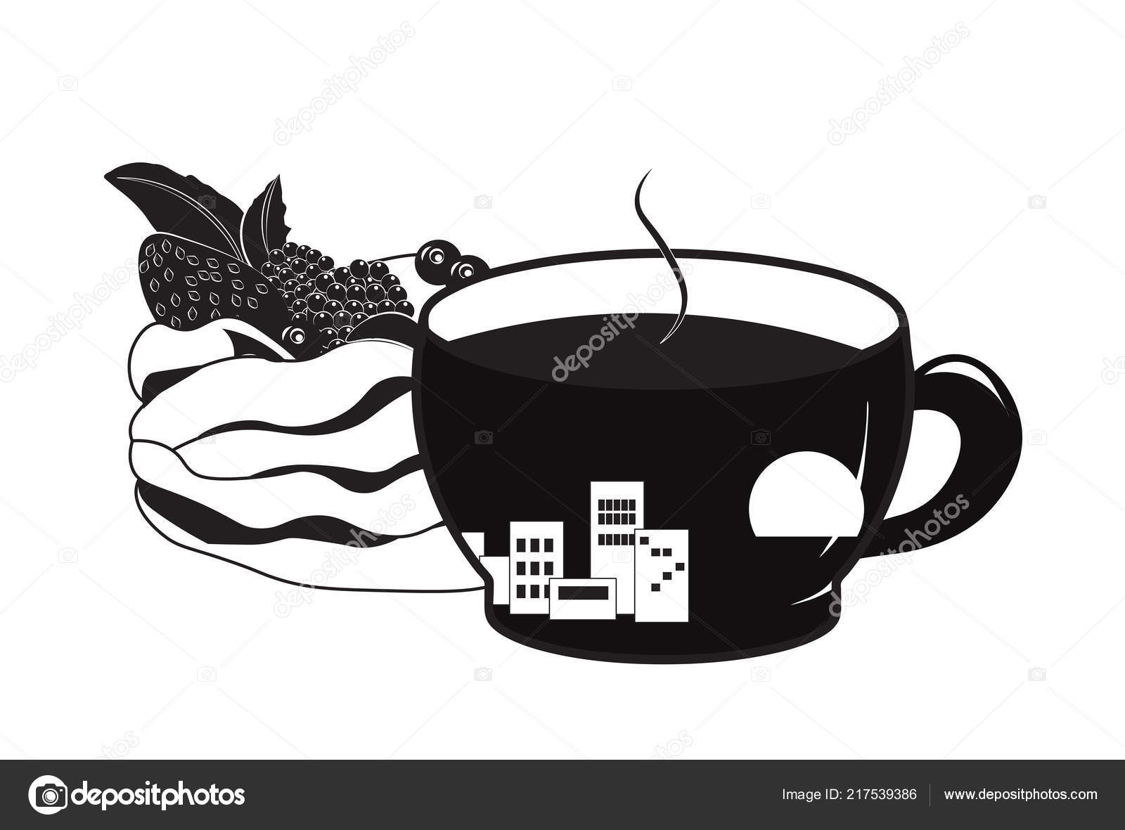 コーヒーの図ストックベクター ロイヤリティフリーコーヒーの図イラスト Depositphotos