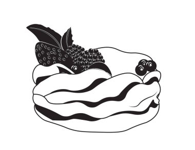 Pavlova beze tabanlı tatlı Rus balerin Anna Pavlova sonra adlı bir taze çilek ile var.