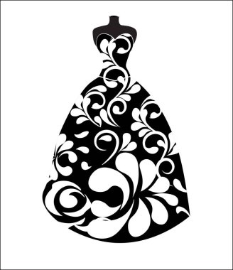 Düğün Çiçek elbise