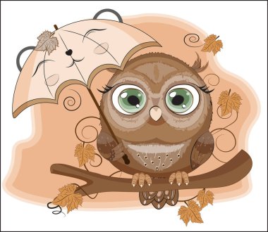 Şemsiyeli sonbahar baykuşu