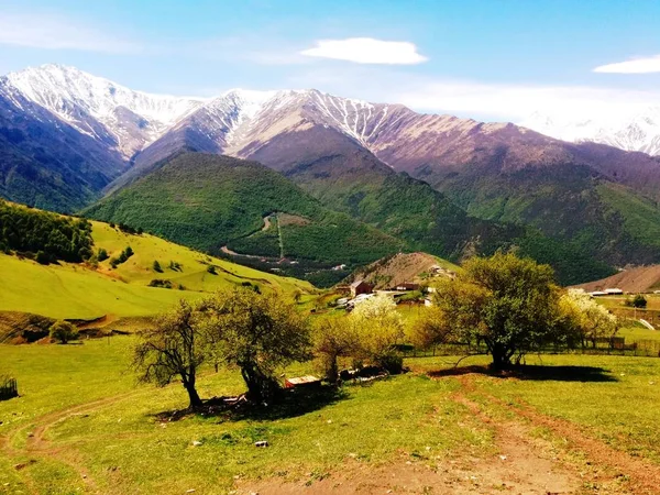 Vista Estación Esquí Armkhi Cordillera Del Cáucaso República Ingushetia — Foto de Stock