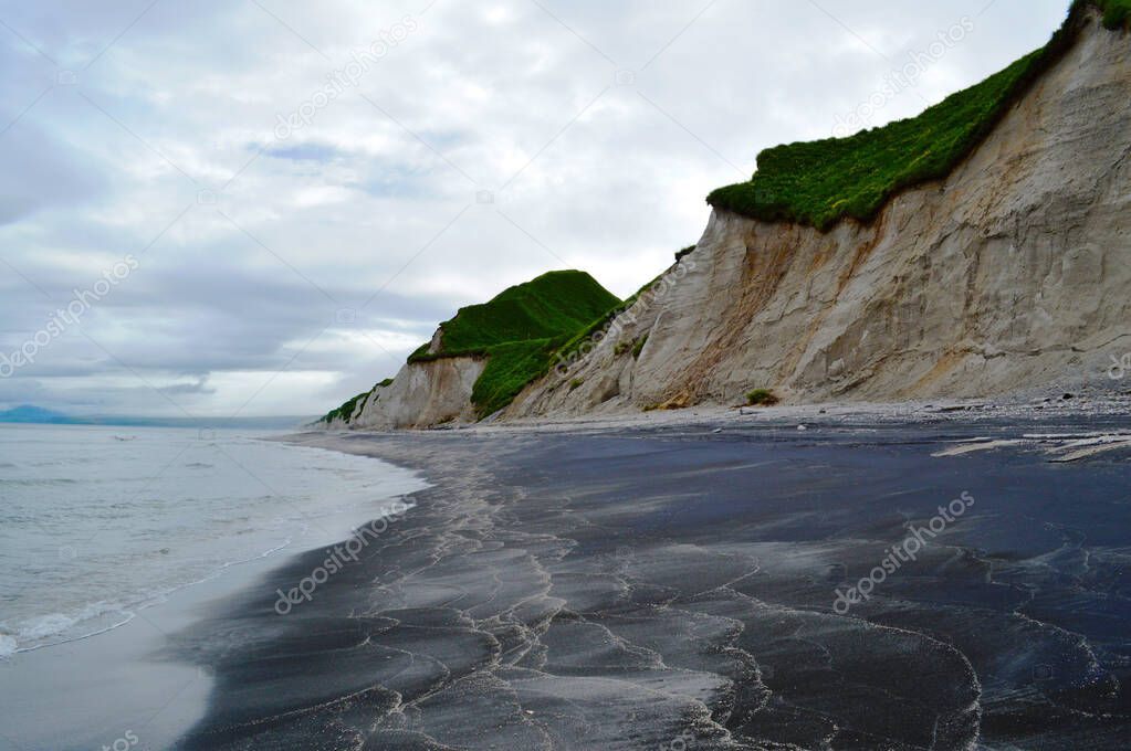 Rocky Pacific Coast, Iturup Island, Kuril Islands, Russia